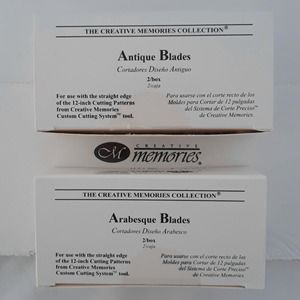 NEW Creative Memories Blades - Antique & Arabesque
